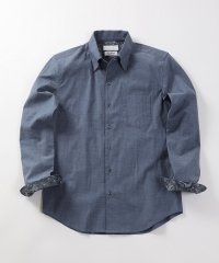 Men's Bigi/ドビー柄デニムドレスシャツ/505848081