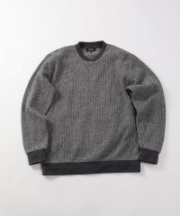 Men's Bigi/ハニカム編みクルーネックスウェット/505848087