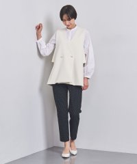 UNITED ARROWS/SPONGY パールモチーフ バックペプラム ベスト/505848184