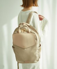 ROPE PICNIC PASSAGE/【一部店舗限定】撥水加工リサイクルポリエステルコンビスクエアリュック 13L/505848192