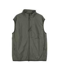 GRAMICCI/ GRAMICCI グラミチ ベスト アウター ソフトシェル EQT パディング メンズ 薄い ナイロン SOFTSHELL EQT VEST ブラック グレー/505847778