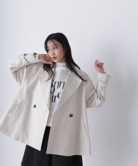 NATURAL BEAUTY BASIC/テントラインミディトレンチコート　24SS/505849417