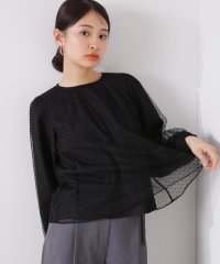 N Natural Beauty Basic/ドットチュールブラウス/505849426