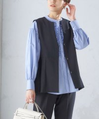 SHIPS WOMEN/〈セレモニー対応可〉ダブルクロス ジレ  24SS（セットアップ対応）◇/505850168