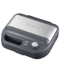 Vitantonio/特典付き ビタントニオ Vitantonio ホットサンドメーカー トースター 電気 2枚焼き 洗える タイマー 焼き型2種付ワッフル VWH－600/505850335