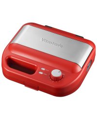 Vitantonio/特典付き ビタントニオ Vitantonio ホットサンドメーカー トースター 電気 2枚焼き 洗える タイマー 焼き型2種付ワッフル VWH－600/505850335