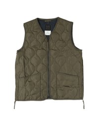 TAION/ TAION タイオン インナーダウン ベスト アウター メンズ レディース ミリタリー Vネックジップ 防寒 MILITARY W－ZIP V NECK DO/505850435