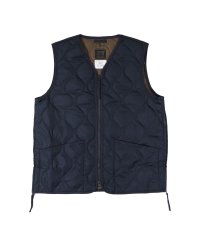 TAION/ TAION タイオン インナーダウン ベスト アウター メンズ レディース ミリタリー Vネックジップ 防寒 MILITARY W－ZIP V NECK DO/505850435