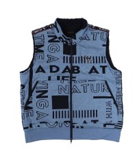 adabat/ アダバット adabat ベスト アウター メンズ 防寒 ジップアップ ジャガード ZIPUP VEST ブラック ブルー 黒/505850469