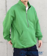 SHIPS any MEN/SHIPS any: COTTON USA ハーフジップ ドロスト プルオーバー スウェット◇/505850578