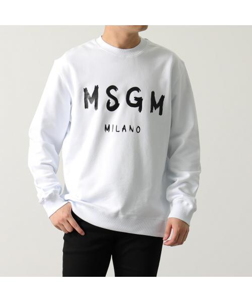 セール】MSGM トレーナー MM513 スウェット ペイントロゴ (505851032