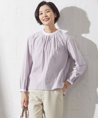 J.PRESS LADIES（LARGE SIZE）/ストライプジャージー カットソー/505851162