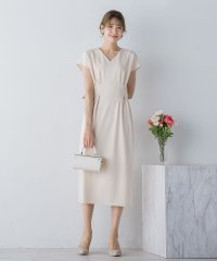 ketty/【新色追加】ハイストレッチジョーゼットフレンチスリーブワンピース ≪手洗い可能 / セットアップ対応≫/505490222