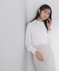 NATURAL BEAUTY BASIC/パールタックブラウス　24SS/505847335