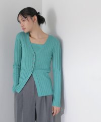 NATURAL BEAUTY BASIC/ワイドリブアンサンブルニット　24SS/505847366