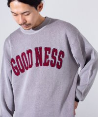 GLOSTER/【GLOSTER/グロスター】GOODNESS ループジャガード カレッジニット/505845496