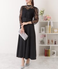 Lace Ladies/レースボレロ付き 2WAY ハイウエスト ビスチェ ワンピース/505851872