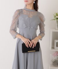 Lace Ladies/レースボレロ付き 2WAY ハイウエスト ビスチェ ワンピース/505851872