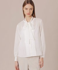 MACKINTOSH LONDON/コットンナイロンボイル2WAYノーカラーボウタイブラウス/505831260