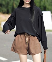 TeddyShop/テディショップ Teddyshop レディース水着 長袖フリルラッシュガード＋ショートパンツ 上下2点セット【返品不可商品】/505399098
