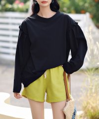 TeddyShop/テディショップ Teddyshop レディース水着 長袖フリルラッシュガード＋ショートパンツ 上下2点セット【返品不可商品】/505399098