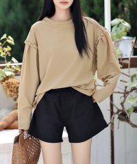 TeddyShop/テディショップ Teddyshop レディース水着 長袖フリルラッシュガード＋ショートパンツ 上下2点セット【返品不可商品】/505399098