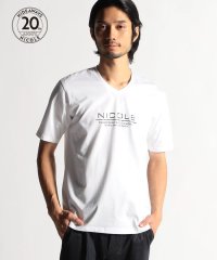 HIDEAWAYS NICOLE/【20周年記念】激シルケットロゴプリント半袖Tシャツ/505796161