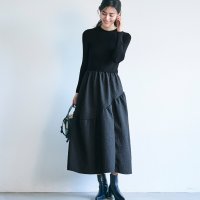 coca/コカ coca 上品エンボスニットドッキングワンピース/505837747