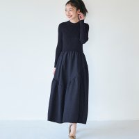 coca/コカ coca 上品エンボスニットドッキングワンピース/505837747