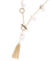 LANVIN en Bleu(JEWELRY)/ランバン オン ブルー LANVIN en Bleu タッセル付き ロングネックレス/505846746