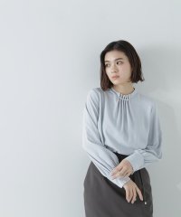 NATURAL BEAUTY BASIC/パールタックブラウス　24SS/505847335