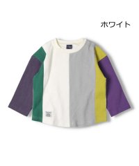 Crescent/【子供服】 crescent (クレセント) 切替長袖Tシャツ 80cm～130cm N12801/505855767