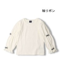 Crescent/【子供服】 crescent (クレセント) 袖リボン・衿レース長袖Ｔシャツ・ロンT 80cm～130cm N22800/505855772