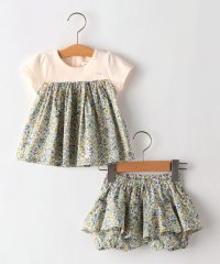 SHIPS KIDS/SHIPS KIDS:70～80cm / フラワー 半袖 セット ロンパース/505856631