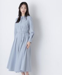 NATURAL BEAUTY BASIC/タックウエストシャツワンピース　24SS/505847347