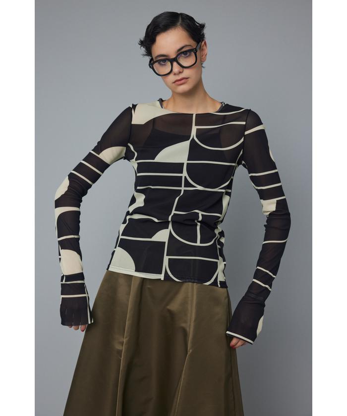 Pattern mesh inner tops(505856804) | ヘリンドットサイ(HeRIN