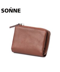 SONNE/ゾンネ ソフテン ミニ財布 ミニウォレット カード収納 4枚 本革 メンズ ブランド SONNE SOFTEN SOFT004/505857220