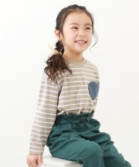 devirock/名札穴あかない 長袖Tシャツ 子供服 キッズ ベビー 男の子 女の子 トップス 長袖Tシャツ ロンT 新学期グッズ 入園 入学 通園 通学/505481615