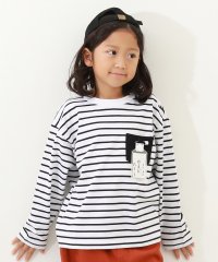 devirock/名札穴あかない 長袖Tシャツ 子供服 キッズ ベビー 男の子 女の子 トップス 長袖Tシャツ ロンT 新学期グッズ 入園 入学 通園 通学/505481615