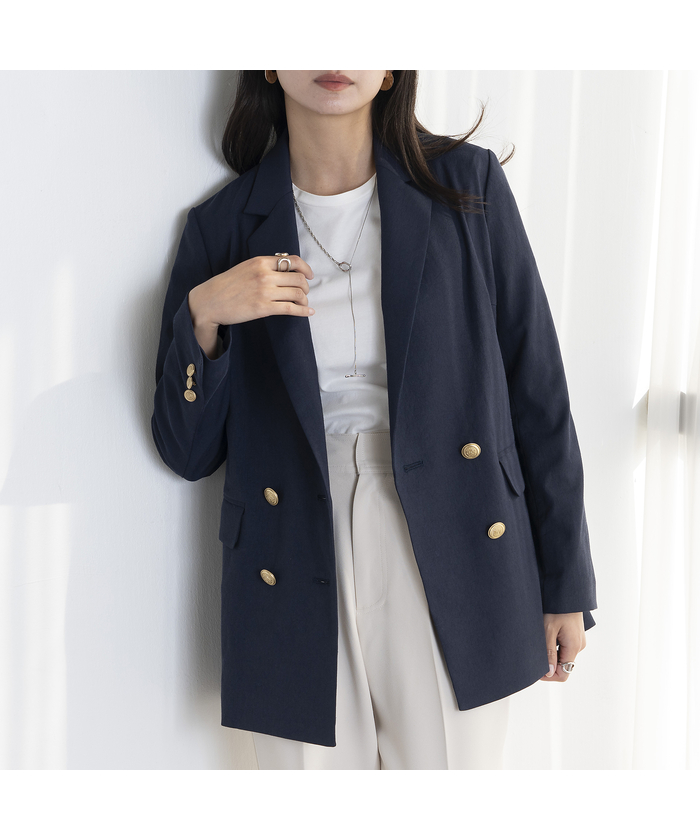 EUCLAIDのダブルジャケット セール 60%OFF】ボディシェルドライダブルジャケット(505858508