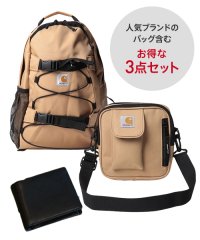 INPORT SET/【CARHARTT】カーハート バックパック＆ショルダーバッグ＋栃木レザー二つ折り財布の3点セット/505814279