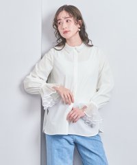 UNITED ARROWS/オーガンジープリーツ カフス ブラウス/505847627