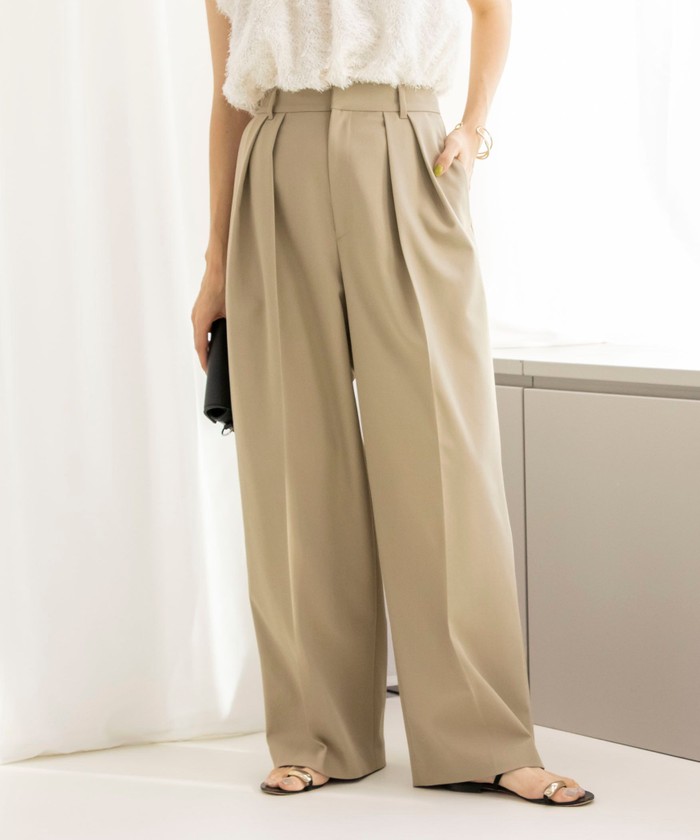 セール 30%OFF】ウォッシャブルギャバジンワイドパンツ(505849048) | ノーリーズソフィー(NOLLEY'S sophi) - d  fashion