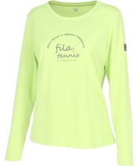 FILA（ZETT Ladies）/【テニス】グラフィックプリント クルーネックロングTシャツ レディース/505856458