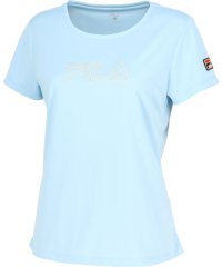 FILA（ZETT Ladies）/【テニス】レインボー刺繍ロゴ クルーネックTシャツ レディース/505856460