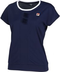 FILA（ZETT Ladies）/【テニス】前タック ラウンドネックシャツ レディース/505856461