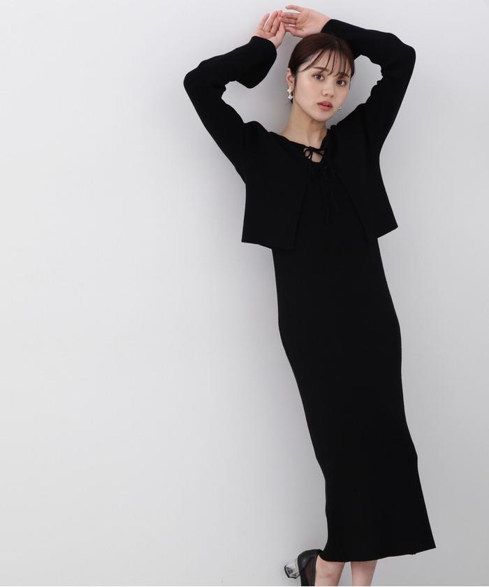 セール】リボンニットSET UP 24SS(505859052) | プロポーション
