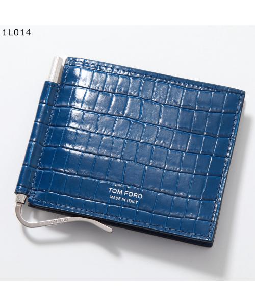 新品未使用】TOM FORD マネークリップ レザー 2つ折り財布 新品未使用】TOM FORD マネークリップ レザー 2つ折り財布