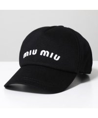 MIUMIU/MIUMIU ベースボールキャップ 5HC179 2DP1 刺繍 ロゴ/505859554