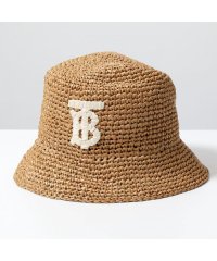 BURBERRY/BURBERRY バケットハット TB CROCHET BUCKET ラフィアエフェクト/505859556